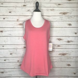 LuLaRoe Solid Pink Tank Top